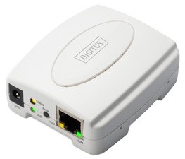 DIGITUS Fast Ethernet Printserver, 1 x USB 2.0