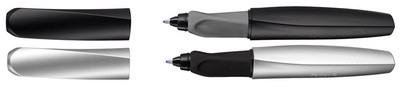 Pelikan Twist Tintenroller, schwarz/grau