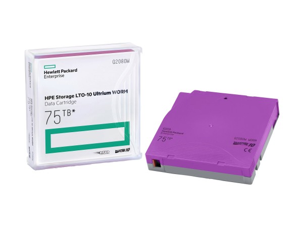 HP ENTERPRISE HPE LTO-10 Ultrium 75TB WORM Data Cartridge