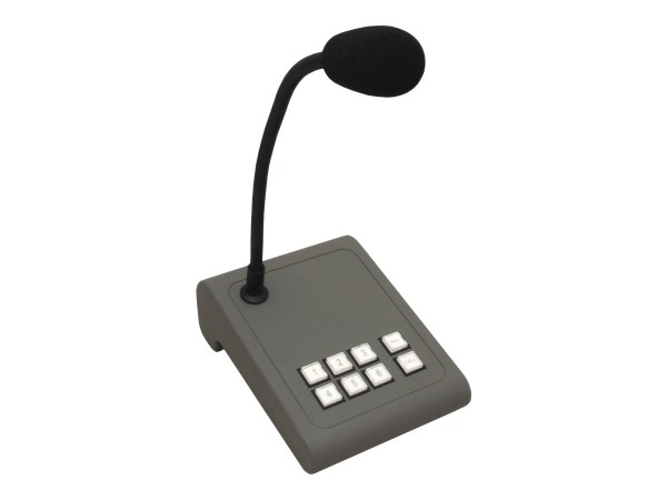 APART APART MICPAT-6 Paging Mikrofon für 6 Zonen zum Gebrauch mit MA246/MA246R und MA246MR oder MA247/MA24