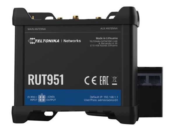 TELTONIKA RUT951 Industrial Dual SIM LTE Wifi Router RUT951100000