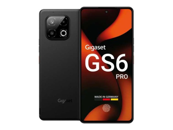 GIGASET GS6 Pro Smartphone Titanium Black 6,67" FHD+ OLED-Display mit 120 H S30853-H1542-R121