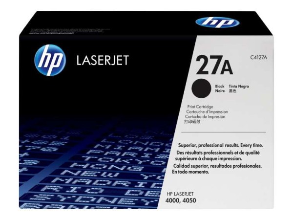 HP 27A Schwarz LaserJet Tonerpatrone (C4127A) C4127A