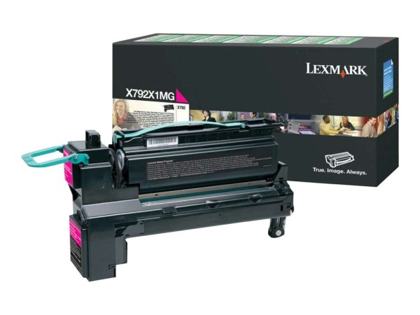 LEXMARK Besonders hohe Ergiebigkeit Magenta Tonerpatrone LCCP, LRP X792X1MG