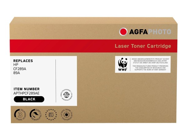 AGFA AGFA Photo Schwarz - kompatibel - Box - wiederaufbereitet - Tonerpatrone (Alternative zu: HP CF289A,