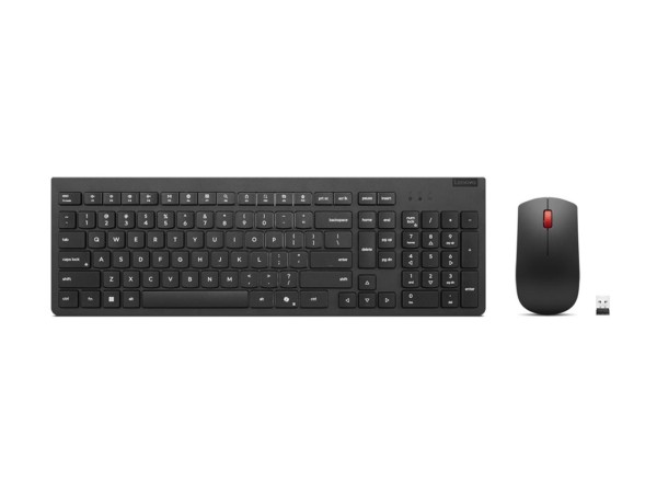 LENOVO Essential Wireless Combo Keyboard & Mouse Gen2 Black-Nordic w/copilo 4X31R64497
