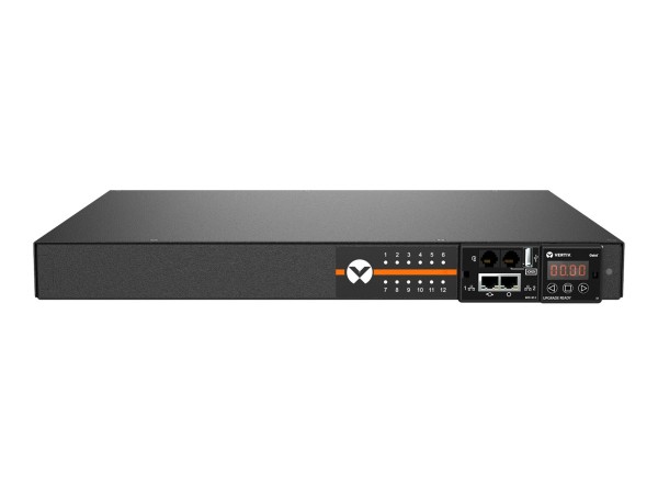 AVOCENT Vertiv Geist Rack PDU, Monitored (Outlet Level), EC, 1U, input IEC UR30200
