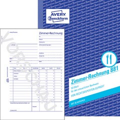 AVERY Zweckform Formularbuch "Bewirtungskosten-Beleg", A5