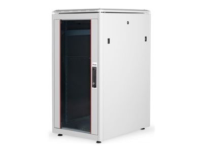 EQUIP EQUIP Serverschrank 19"  22U 600x800mm Glastür   grau