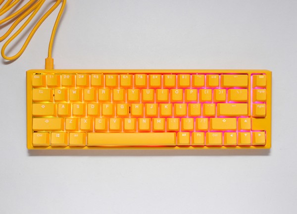 DUCKYCHANNEL DUCKYCHANNEL Ducky One 3 Yellow SF US-Layout, Hot Swap, RGB, Cherry MX Clear
