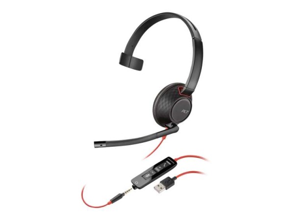 HP Poly Blackwire 5210 Monaural USB-A Headset 80R98AA