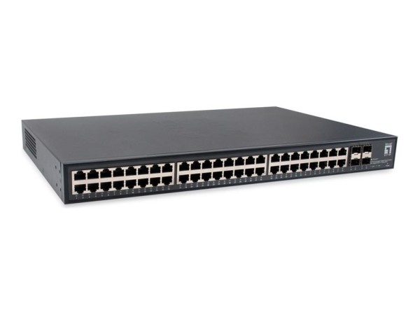LEVELONE LEVELONE Switch 48x GE GTU-5211    4x10GSFP+19"