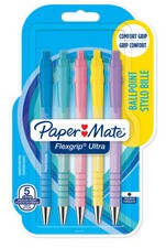 Paper:Mate Druckkugelschreiber FlexGrip Ultra Pastell, 5er