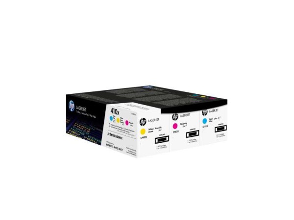 HP 410X 3er Pack Gelb, Cyan, Magenta LaserJet Tonerpatrone (CF252XM) CF252XM