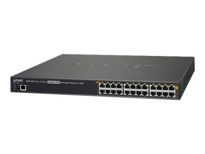 PLANET TECHNOLOGY PLANET TECHNOLOGY 12-PORT GIGABIT POE+MGD INJ.HU