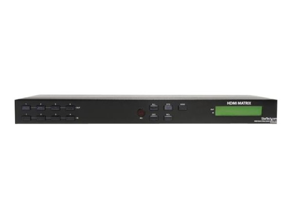 STARTECH.COM HDMI Matrix Video Switch - mit Audio und RS232 - Umschalter 4x VS440HDMI