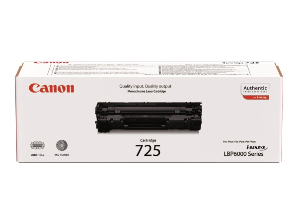 CANON CRG 725 Schwarz Tonerpatrone 3484B002