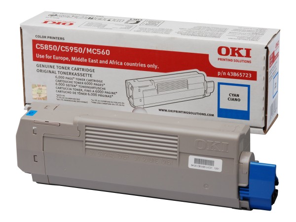 OKI Cyan Tonerpatrone 43865723