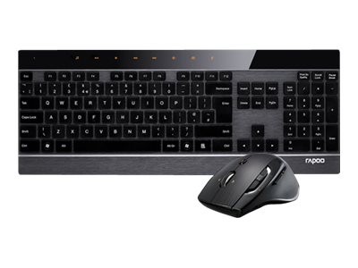 RAPOO RAPOO 8900P Full Metal Wireless Laser Combo schwarz
