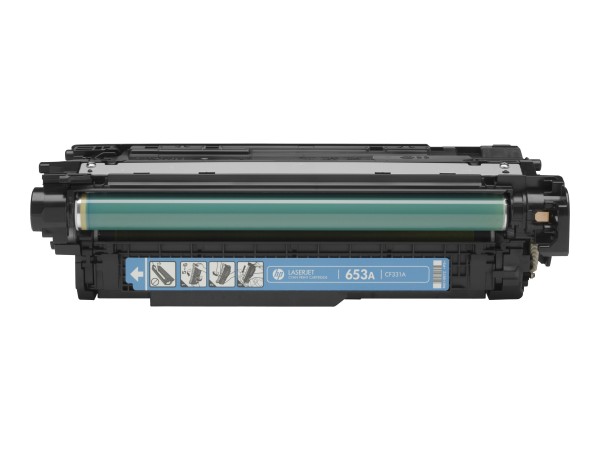 HP 654A Cyan LaserJet Tonerpatrone (CF331A) CF331A