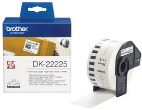 brother DK-22205 Endlos-Etiketten Papier, 62 mm x 30,48 m