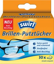 swirl Brillen-Putztücher, 30er Großpackung