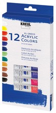 KREUL Acrylfarbe el Greco, 12 ml, 12er-Set