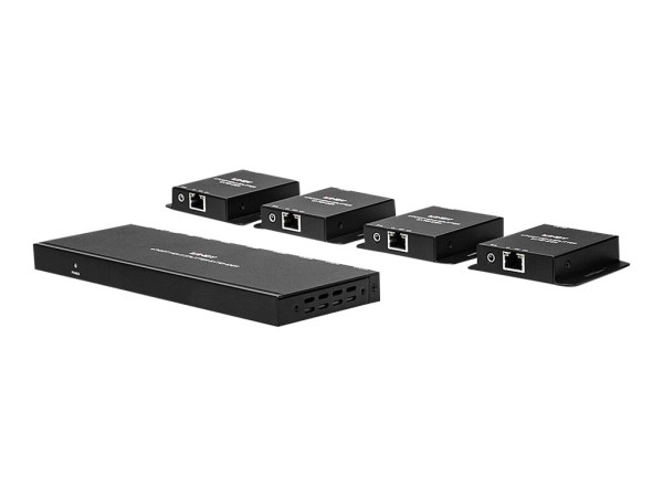 LINDY LINDY 50m Cat.6 4 Port HDMI und IR Splitter Extender