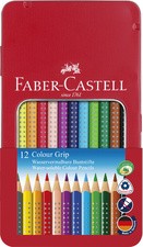 FABER-CASTELL Dreikant-Buntstifte Colour GRIP, 36er Etui