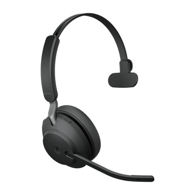 Jabra Evolve2 65 - MS Mono - Kopfhörer - Kopfband - Büro/Callcenter - Schwarz - Monophon - Bluetooth-Pairing - Multi-key - Abspielen/Pause - Track < - Ortung > - Lautstärke + - Lautsärke -