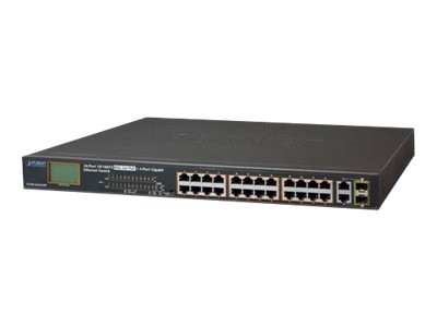 ASSMANN ASSMANN PLANET 24x 10/100TX 802.3at PoE + 2x Gigabit TP/SFP PoE 300W