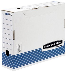 Fellowes BANKERS BOX SYSTEM Archiv-Schachtel, blau,(B)100 mm