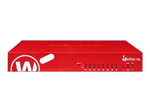WATCHGUARD WATCHGUARD WGT WatchGuard Firebox T80 mit 3yr Standard Support (EU)
