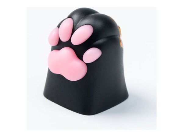 KEYCHRON KEYCHRON Kitty Paw Aluminum Alloy Artisan Keycap (schwarz/rosa)