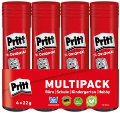 Pritt Klebestift 4 x 22g im Spar-Pack, lösemittelfrei