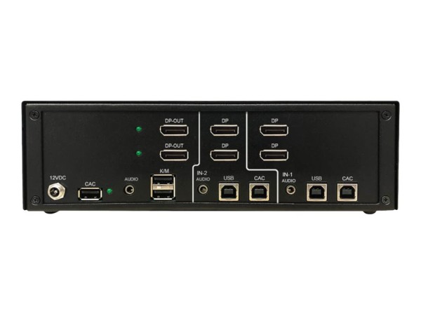 EATON EATON Secure NIAP KVM Switch, DP-to-DP, 2-Port, 4K, Audio