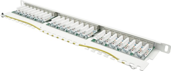 GOOD CONNECTIONS Patchpanel 19"Cat. 6 24-P. 0,5HE reinweiß GC-N0137