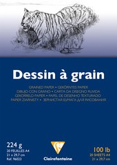 Clairefontaine Zeichenpapierblock "à Grain", DIN A4