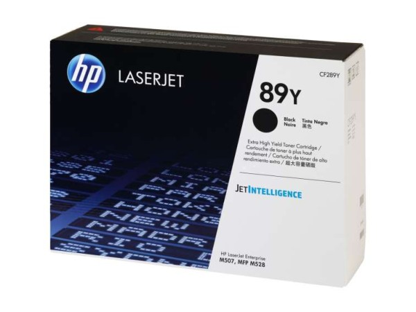 HP 89Y Black LaserJet Toner Cartridge CF289Y