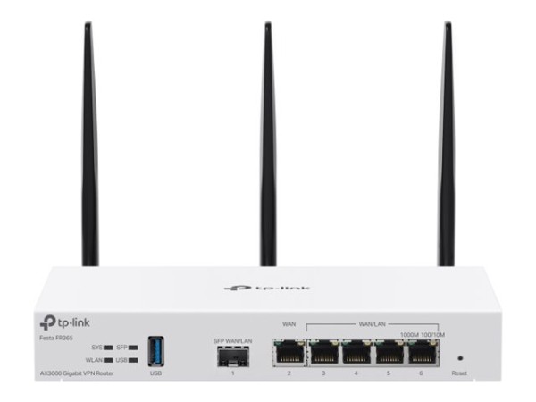 TP-LINK WL-Router Festa FR365 Gigabit VPN-Router (AX3000) FESTA FR365
