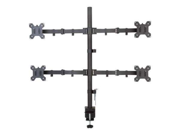 TECHLY Schreibtischhalterung fuer 4 LCD TV LED 13-27Zoll 33,02cm-68,58cm ICA-LCD-382-Q
