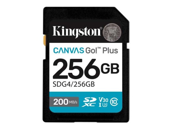 KINGSTON Canvas Go Plus SD 256GB SDG4/256GB