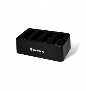 NEWLAND NEWLAND 4-SLOT BATTERY CHARGER FOR MT90 SERIES INCLUDES ADAPTER W/ UK AN (NLS-CD9050-4B)