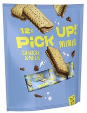 PiCK UP! Keksriegel "Choco & Milch minis", Beutel