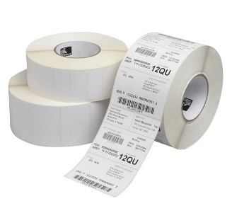 Zebra Z-Perform 1000D - Unbeschichtete permanente Papierklebeetiketten - 76.2 x 101.6 mm 3000 Etikett(en) ( 20 Rolle(n) x 150 )