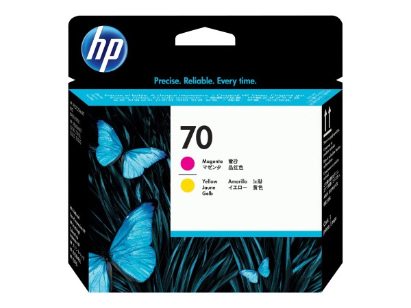 HP HP 70 Gelb, Magenta Druckkopf