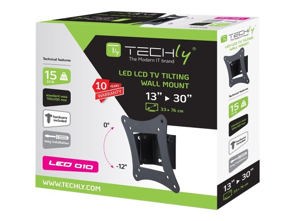 TECHLY TECHLY Wandhalterung für LCD/LED TV 13-30" schwarz