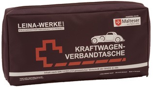 LEINA KFZ-Verbandtasche Elegance, Inhalt DIN 13164, schwarz