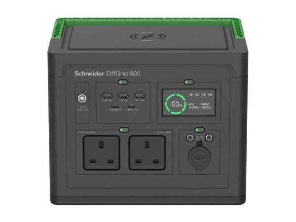 APC Schneider OffGrid Portable Power Station 500 517Wh Lithium-ion 2 UK Sin PPS500-UK