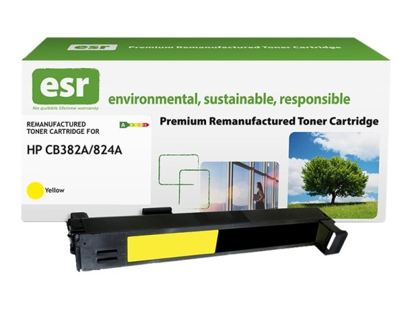 ESR ESR Toner cartridge compatible with HP CB382A yellow remanufactured 21.000 pages